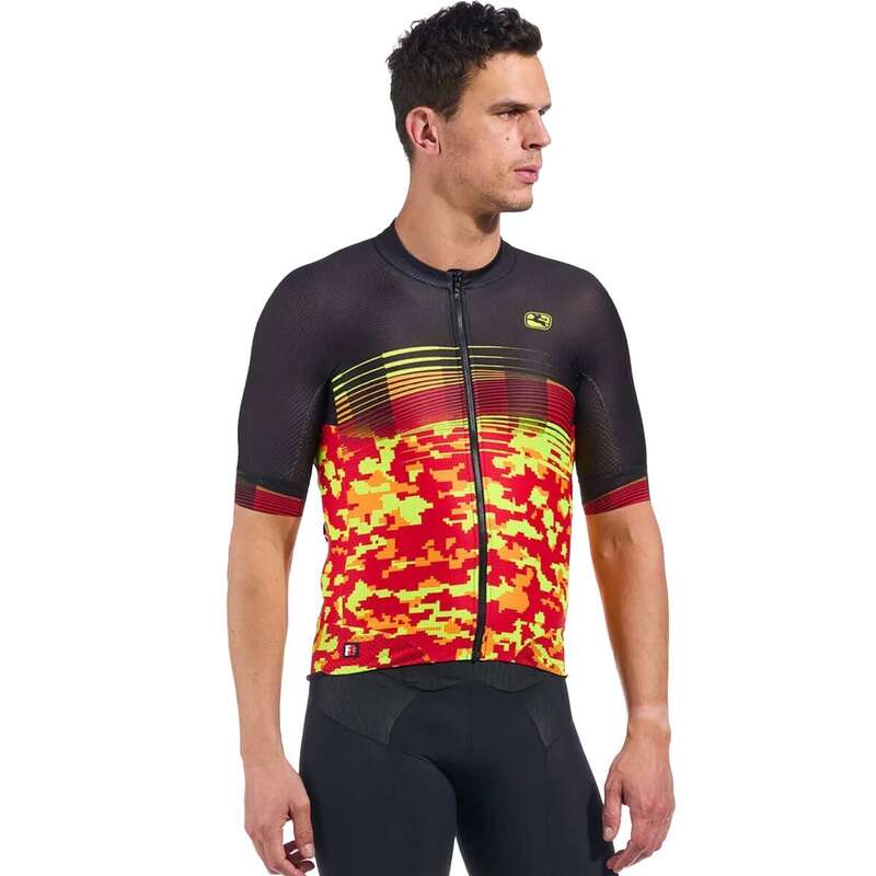 ジョルダーノ メンズ トップス Tシャツ 半袖 Giordana FR-C Pro TRI Short-Sleeve Top - Men's Red/Fluo Yellow レッド 21,735円