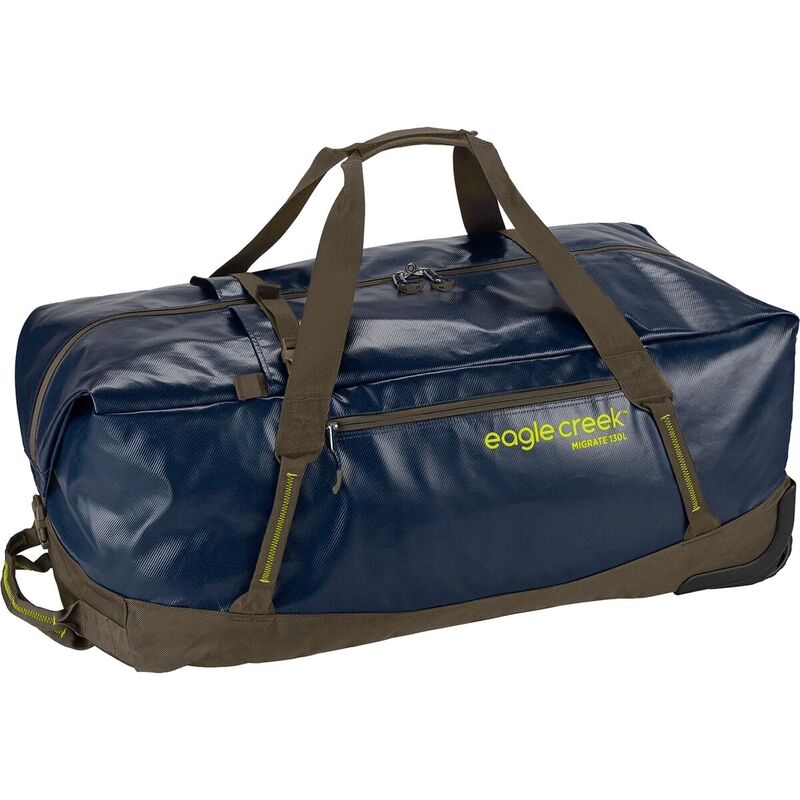 鷲細流 メンズ 御徒面子 ボストンバッグ 踵 Eagle Creek Migrate 130L Wheeled Duffel Bag Rush Blue 青碧