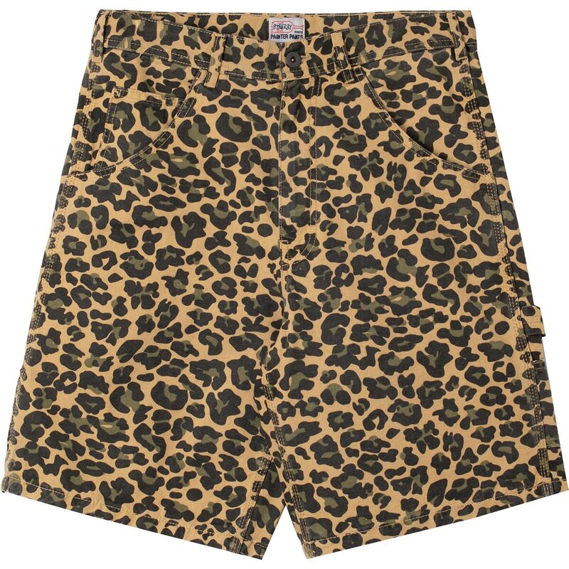 スタンレイ メンズ ボトムス カジュアルパンツ Stan Ray Big Job Short Leopard Camo アニマル