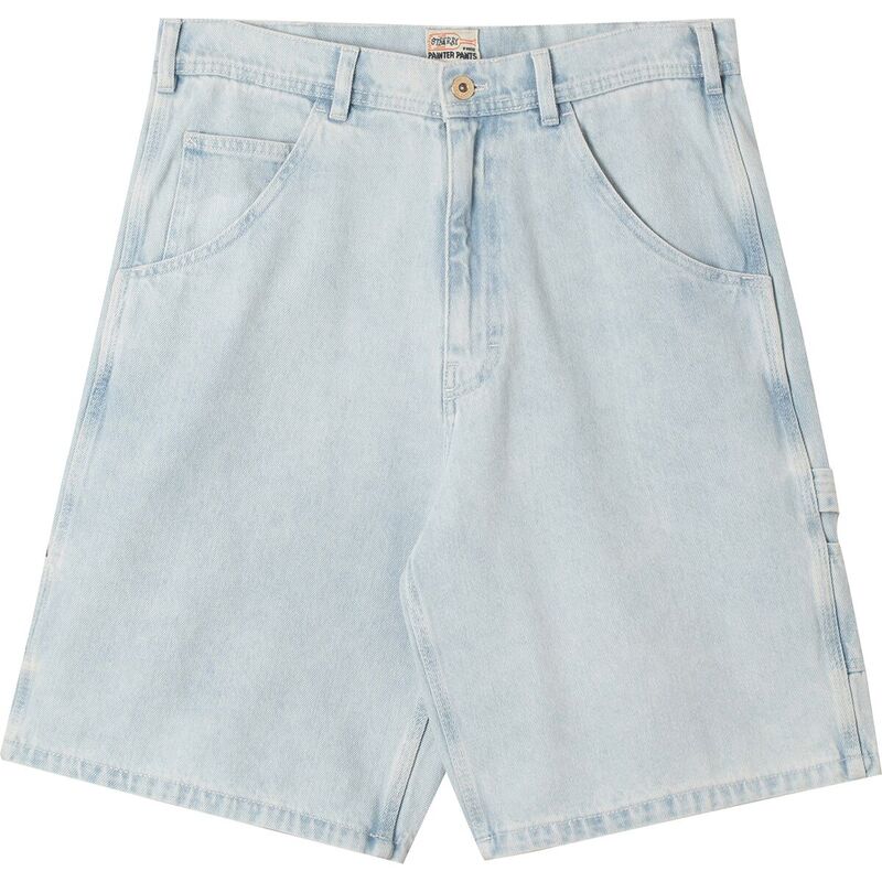 スタンレイ メンズ ボトムス カジュアルパンツ Stan Ray Big Job Short Lite Blue Denim デニム