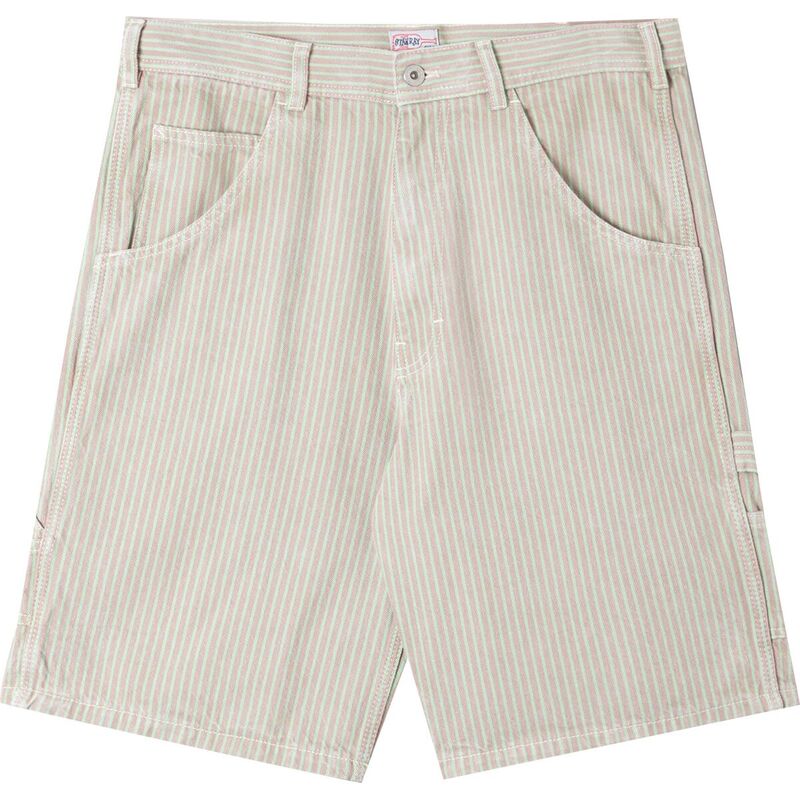 スタンレイ メンズ ボトムス カジュアルパンツ Stan Ray Big Job Short Quiet Green Hickory グリーン