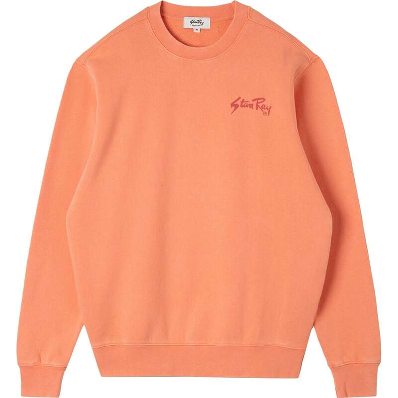 スタンレイ メンズ アウター パーカー・スウェット スウェット シャツ Stan Ray Stan OG Crew Sweatshirt Washed Red/Tonal レッド|ReVida 店