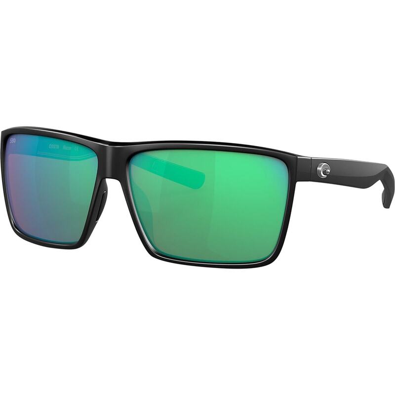 コスタ メンズ 付属品 サングラス・アイウェア Costa Rincon 580G Polarized Sunglasses Black Green Mirror 黒いこと