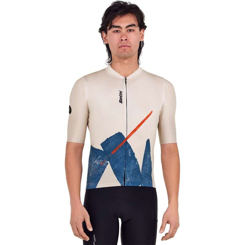 サンティーニ メンズ トップス Tシャツ ジャージー Santini Note Jersey - Men's Burgundy バーガンディ