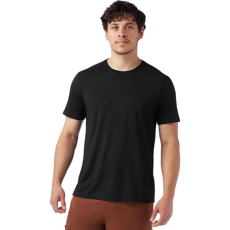 スマートウール メンズ トップス シャツ 半袖 Smartwool Active Short-Sleeve Top - Men's Black ブラック