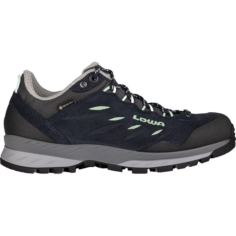 ロア レディース シューズ スニーカー Lowa Delago GTX Lo Hiking Shoe - Women's Navy/Milky Green ネイビー