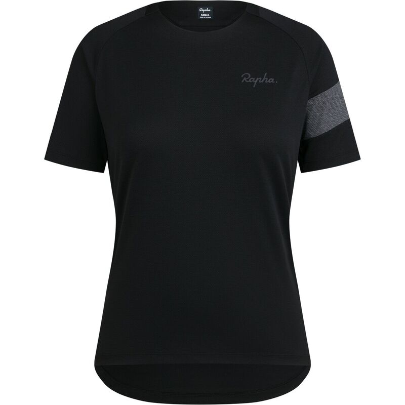 ラファ レディース トップス Tシャツ Rapha Trail Technical T-Shirt - Women's Black/Grey ブラック