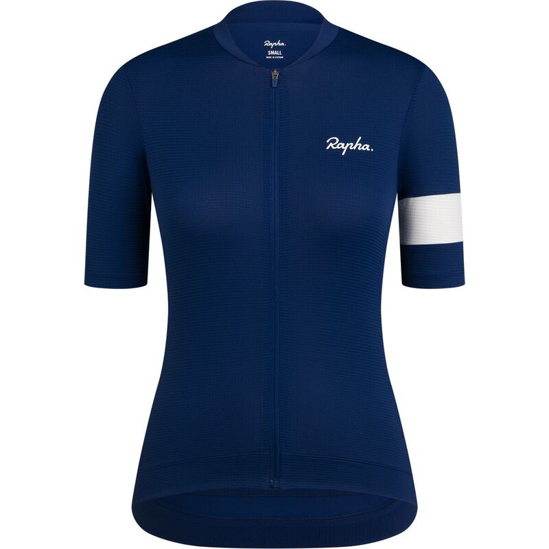 ラファ レディース トップス シャツ ジャージー Rapha Core Lightweight Jersey - Women's Navy/White ホワイト