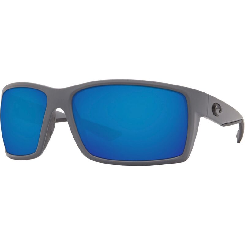 コスタ メンズ 付属品 サングラス・アイウェア Costa Reefton 580G Polarized Sunglasses Matte Gray Blue Mirror 580g 薄墨色