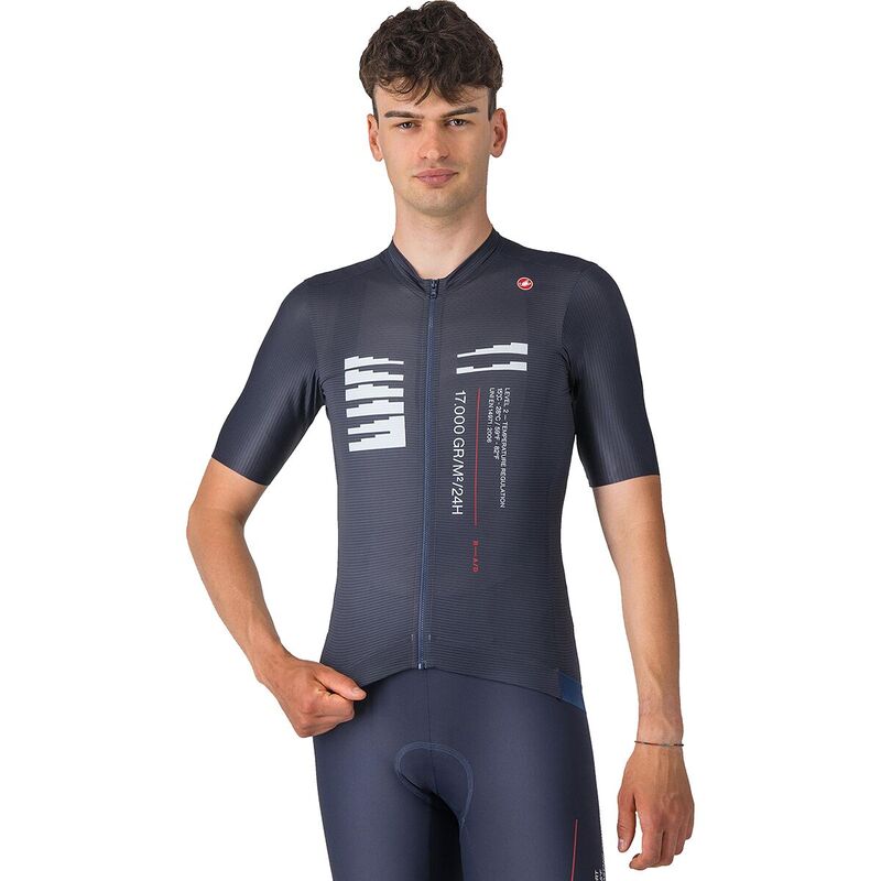 カステリ メンズ トップス Tシャツ 半袖 ジャージー Castelli Espresso R-A/D Short-Sleeve Jersey - Men's Twilight Blue ブルー