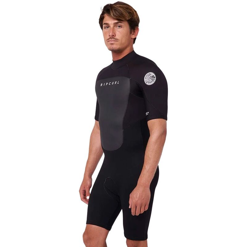 リップカール メンズ 水着 上下セット Rip Curl Dawn Patrol 2/2GB Chest Zip Springsuit - Men's Black ブラック｜ReVida 店
