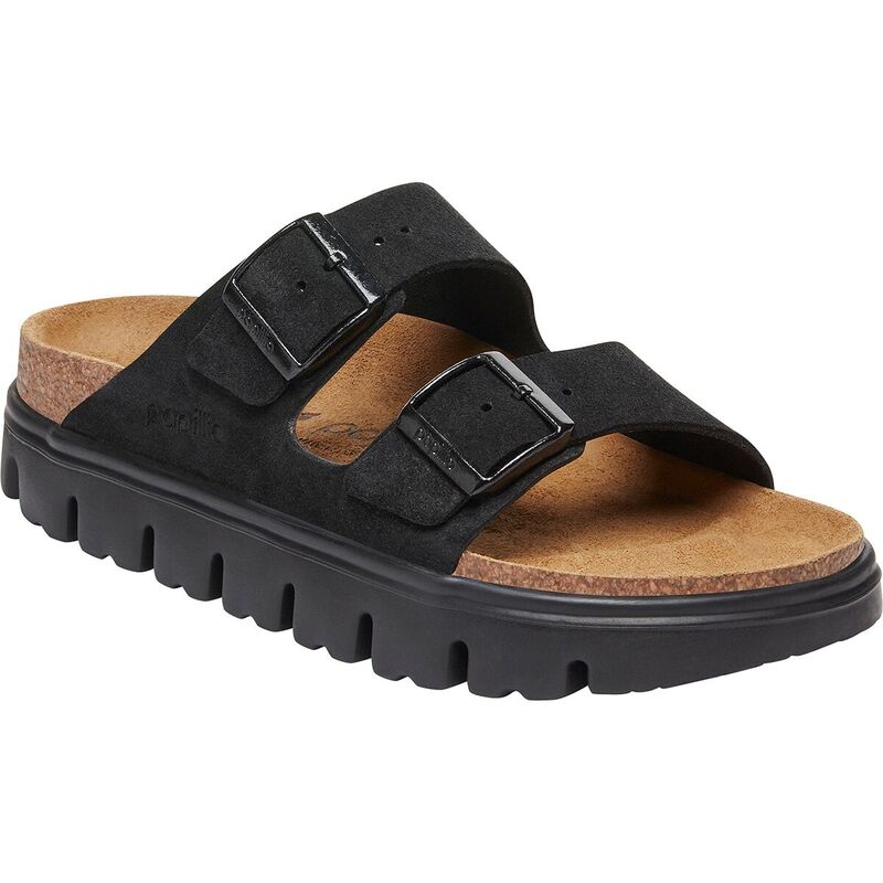 ビルケンシュトック レディース シューズ サンダル スエード Birkenstock Arizona Chunky Suede Narrow Sandal - Women's Black Suede2 ブラック
