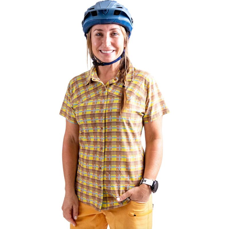 クラブライド レディース トップス シャツ ジャージー Club Ride Apparel Bandara RGB Plaid Jersey - Women's Brown Sugar Rgb ブラウン