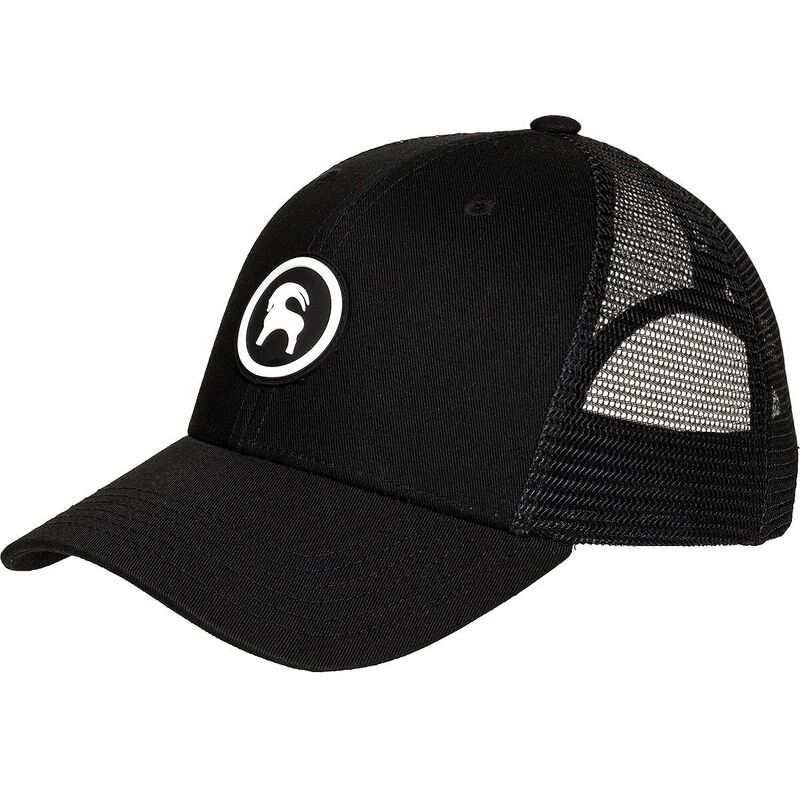 バックカントリー メンズ アクセサリー 帽子 Backcountry Patch Goat Trucker Hat Black ブラック