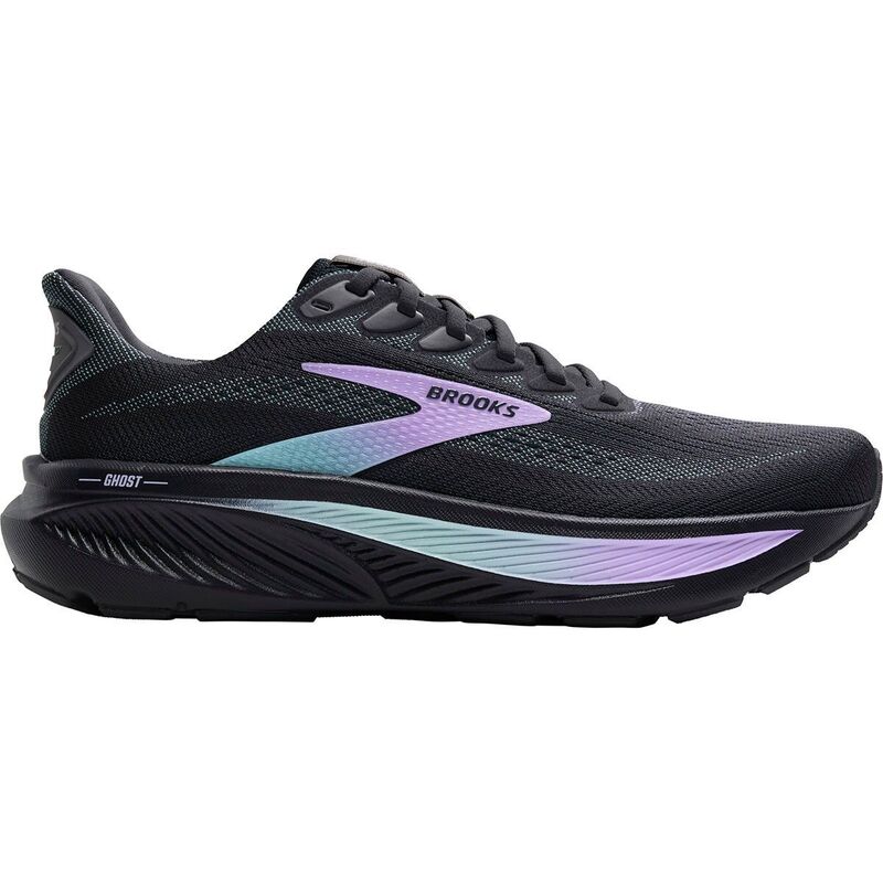 ブルックス レディース シューズ スニーカー Brooks Ghost 17 Running Shoe - Women's Grey/Clearwater/Purple グレー