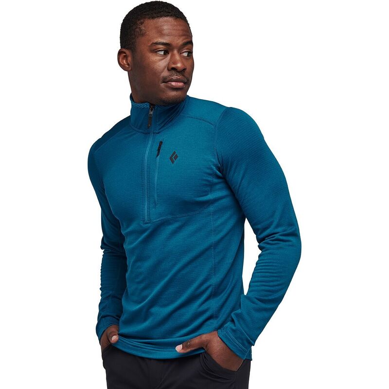 ブラックダイヤモンド メンズ トップス Tシャツ Black Diamond Coefficient LT 1/4-Zip Pullover - Men Kingfisher