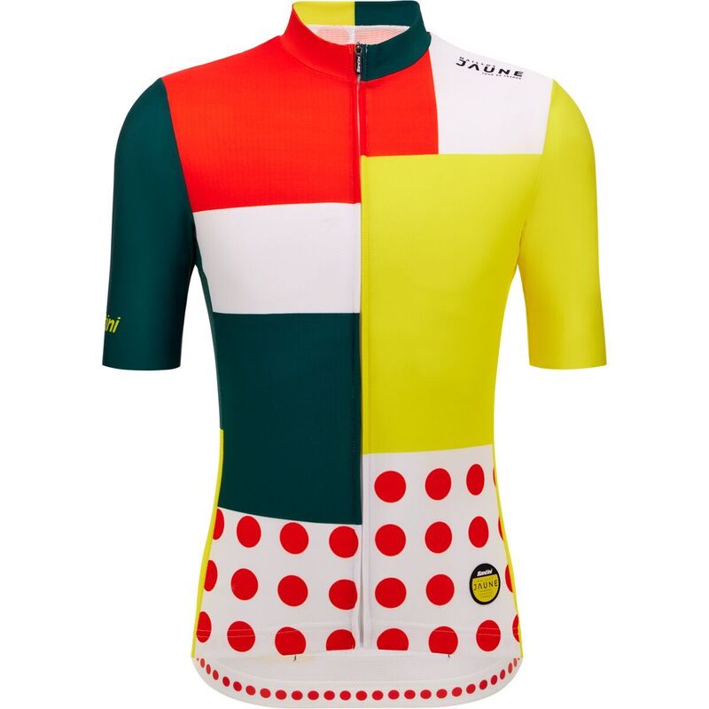 サンティーニ メンズ トップス Tシャツ ジャージー Santini Le Maillot Jaune Official Combo Cycling Jersey - Men's Print