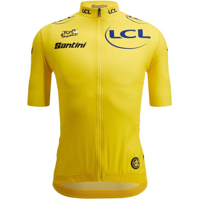 サンティーニ メンズ トップス Tシャツ ジャージー Santini Tour de France Fan Line Yellow Jersey - Men's Giallo イエロー｜ReVida 店