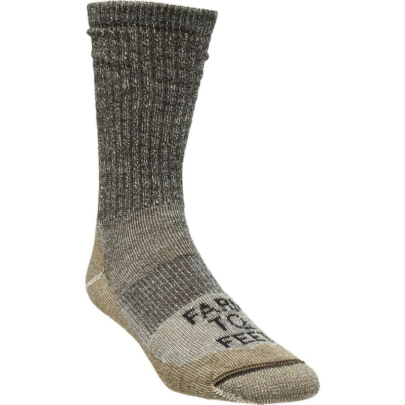 ファーム トゥ フィート レディース アンダーウェア 靴下 Farm To Feet Boulder Traditional Lightweight Hiker Sock Brown ブラウン