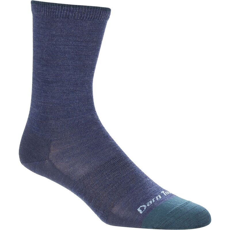ダーンタフ レディース アンダーお召しもの ソックス Darn Tough Solid Basic Light Crew Sock - Women\u0027s Denim ジーンズ