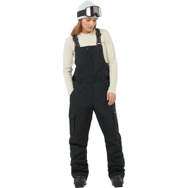 サロモン レディース ボトムス カジュアルパンツ Salomon Bashley Bib Pant - Women's Deep Black ブラック｜ReVida 店