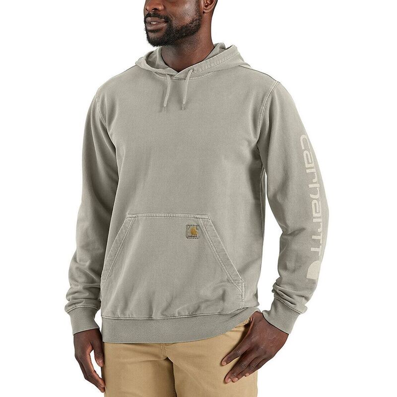 カーハート メンズ アウター パーカー・スウェット リラックスフィット スウェット シャツ グラフィック Carhartt Relaxed Fit MW Garment Dyed FT Graphic Sweatshirt - Men's Greige