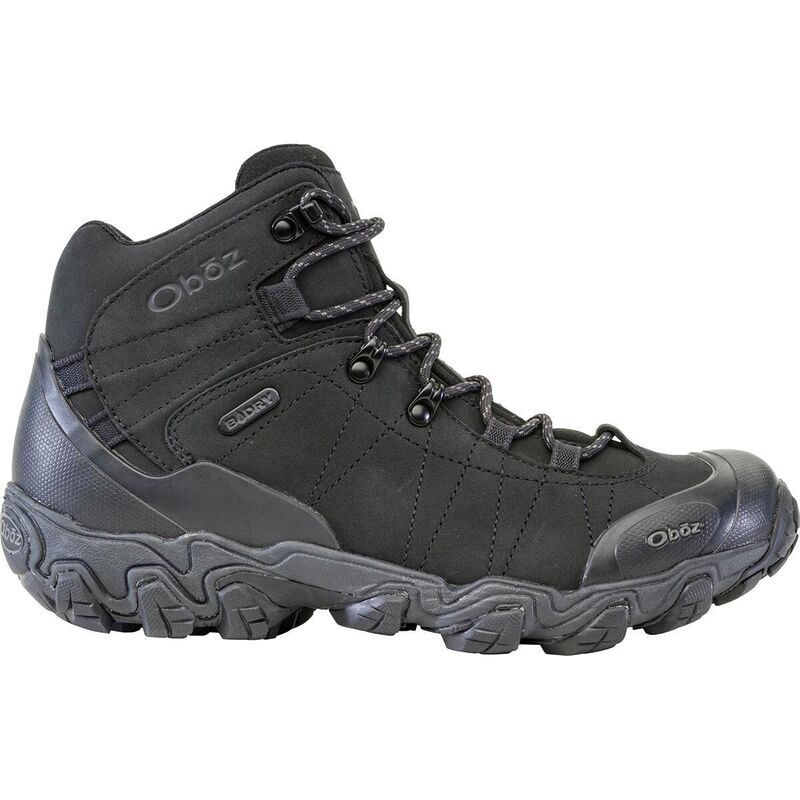 オボズ メンズ シューズ ブーツ・レインブーツ Oboz Bridger Mid B-Dry Wide Hiking Boot - Men\u0027s Black Sea 黒いこと