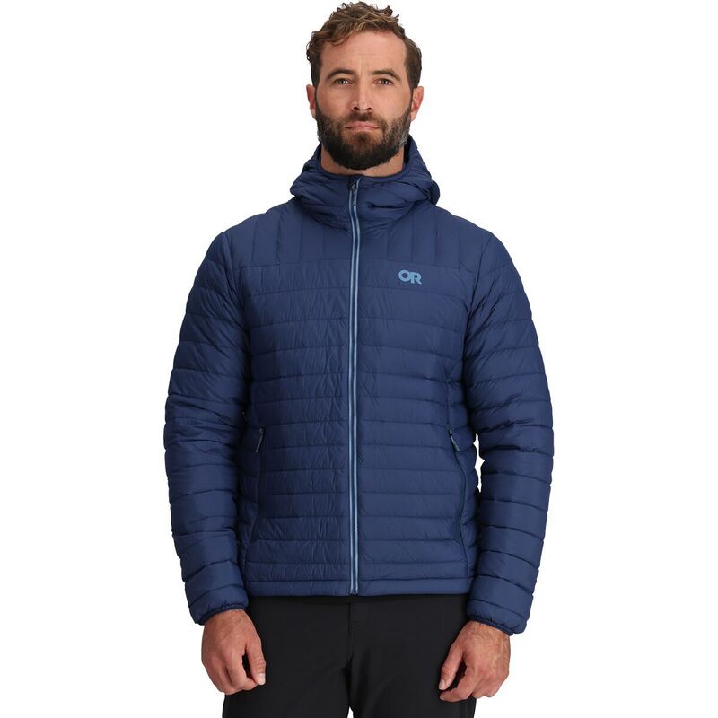 アウトドアリサーチ メンズ アウター ジャケット・ブルゾン ダウン パーカー Outdoor Research Transcendent Down Hoodie - Men's Cenote|ReVida 店
