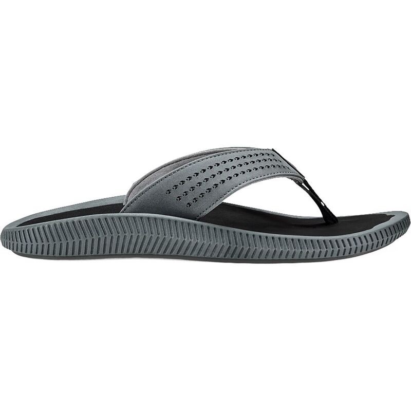 オルカイ メンズ シューズ サンダル Olukai Ulele Flip Flop - Men's Dark Shadow/Black ブラック