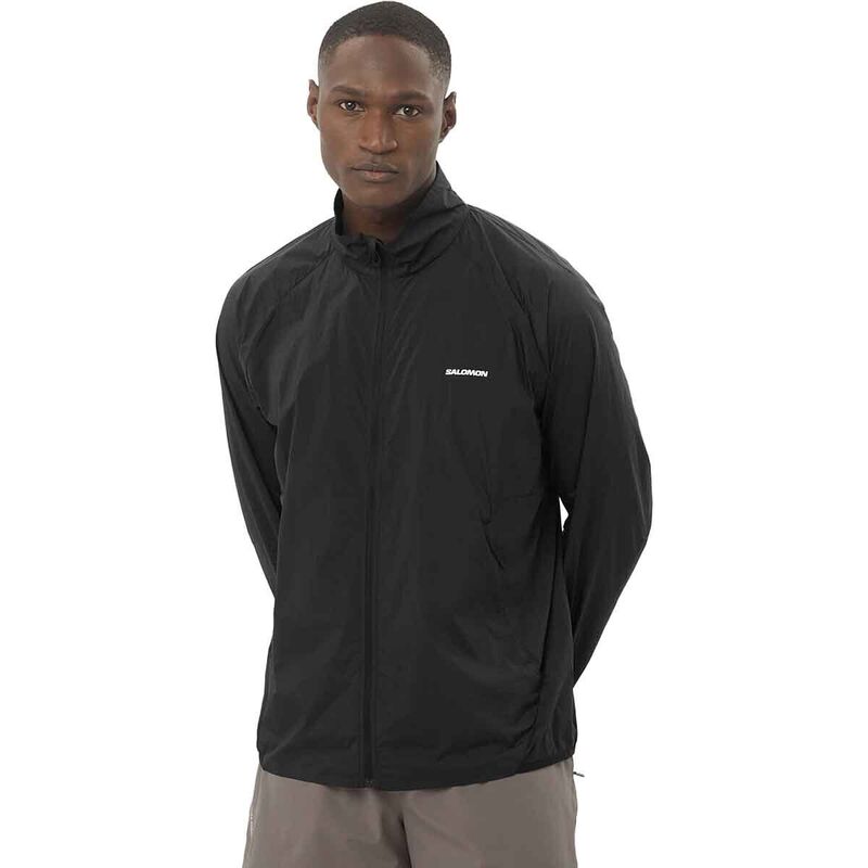 サロモン メンズ アウター ジャケット・ブルゾン Salomon Shkout Fly Windbreaker - Men's Deep Black ブラック