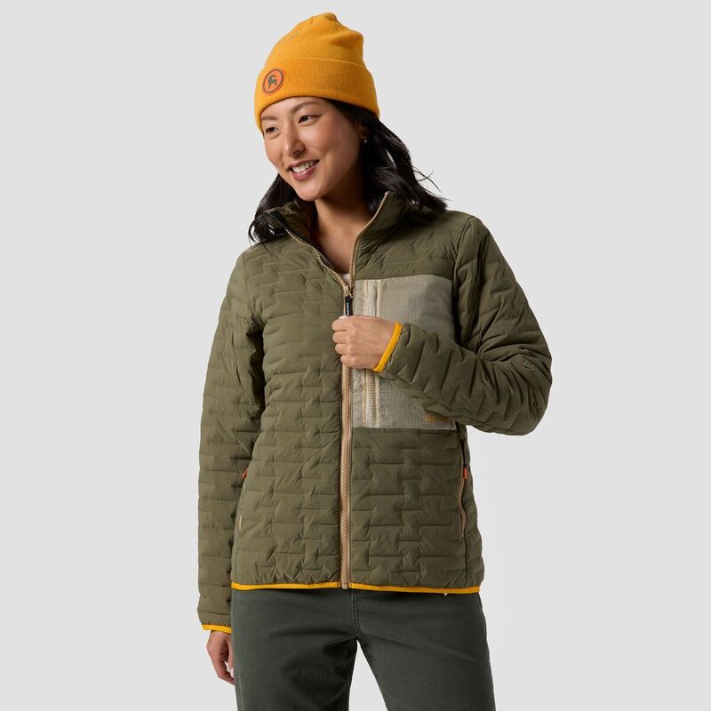 バックカントリー レディース アウター ジャケット・ブルゾン ジャケット Backcountry Peale Primaloft Stitch-Free Baffle Stretch Jacket - Women's Kalamata｜ReVida 店