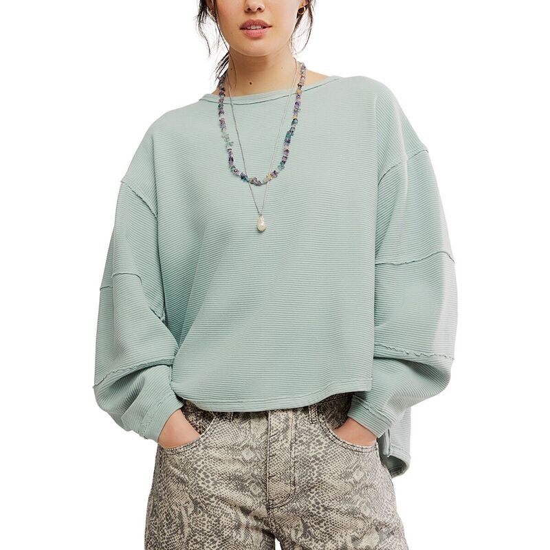 フリーピープル レディース トップス Tシャツ Free People Total Eclipse T-Shirt - Women's Polor Fog|ReVida 店