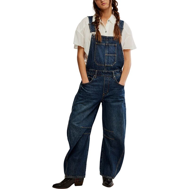 フリーピープル レディース ボトムス スカート オーバーオール Free People Good Luck Overall - Women's Deep End｜ReVida 店