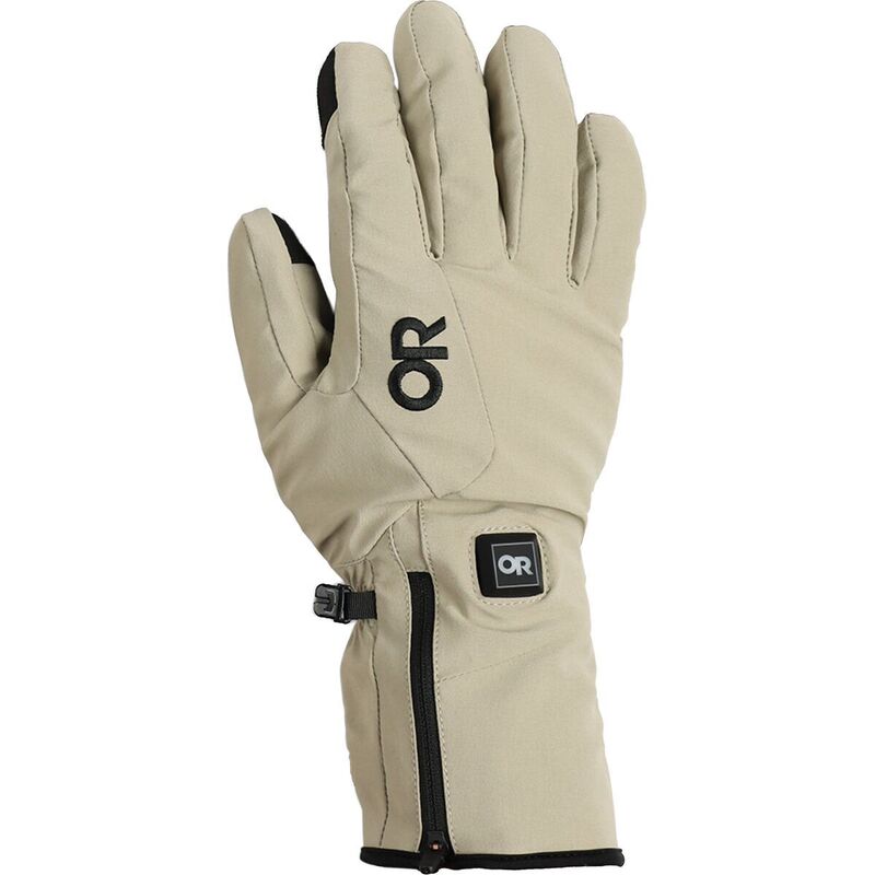 アウトドア問い合わせ メンズ 佩び物 グローブ Outdoor Research Sureshot Heated Softshell Glove Pro Khaki カーキ