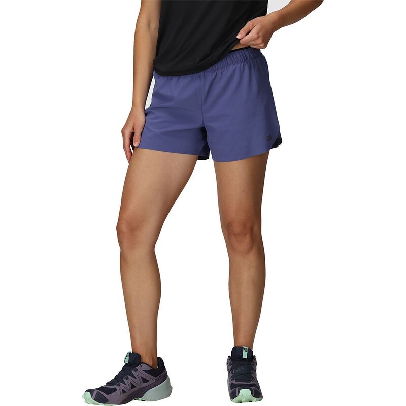 アウトドア問い合わせ レディース ボトムス 心地好いズボン下 Outdoor Research Swift Lite 4インチ Short - Women\u0027s Galactic レディースファッション-ボトムス