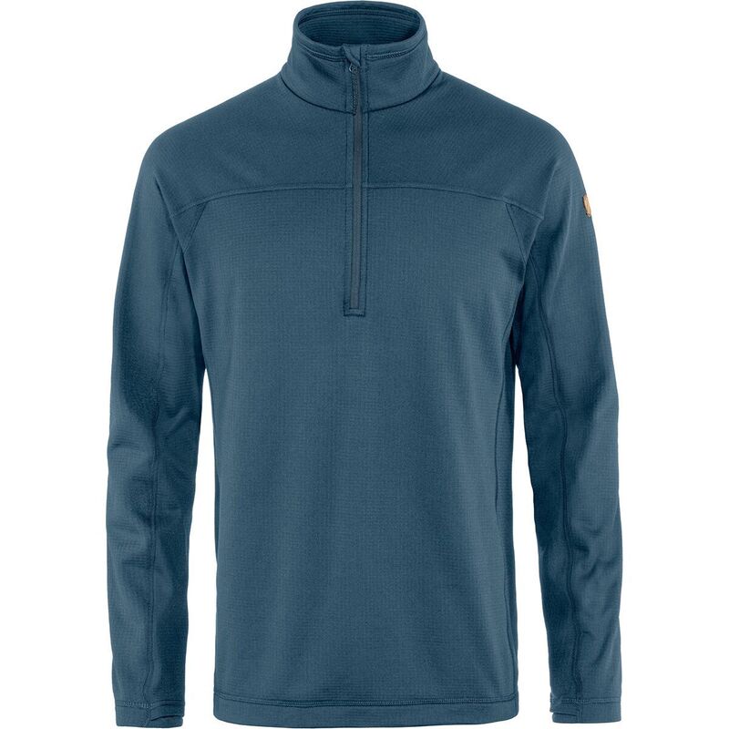 フェールラーベン メンズ アウター ジャケット・ブルゾン フリース Fjallraven Abisko Lite Fleece 1/2-Zip - Men\'s Indigo Blue インディゴ