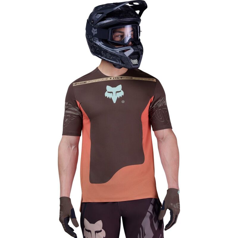 フォックスレーシング メンズ トップス Tシャツ 半袖 ジャージー Fox Racing Flexair Short-Sleeve Jersey - Men's Cocoa ココア