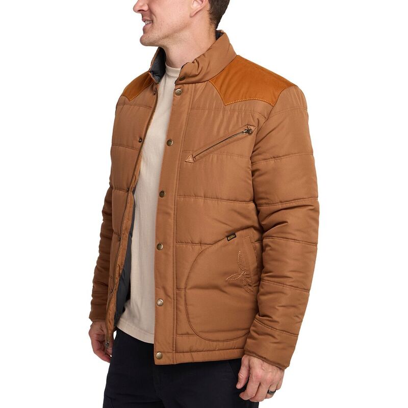 ハウラーブラザーズ メンズ アウター ジャケット・ブルゾン キルティング ジャケット Howler Brothers Rounder Quilted Jacket - Men's Duck Brown/Rust ラスト