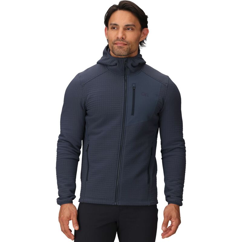 アウトドアリサーチ メンズ アウター ジャケット・ブルゾン プラスサイズ フリース パーカー Outdoor Research Vigor Plus Fleece Hoodie - Men Atlantic