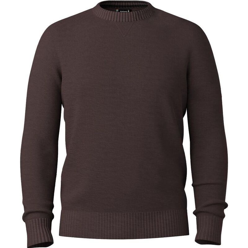 かっこ良い羊毛 メンズ アウター 編み物・スウェーター スウェーター Smartwool Sparwood Crew Sweater - Men\u0027s Mink Heather ギョリュウモドキ