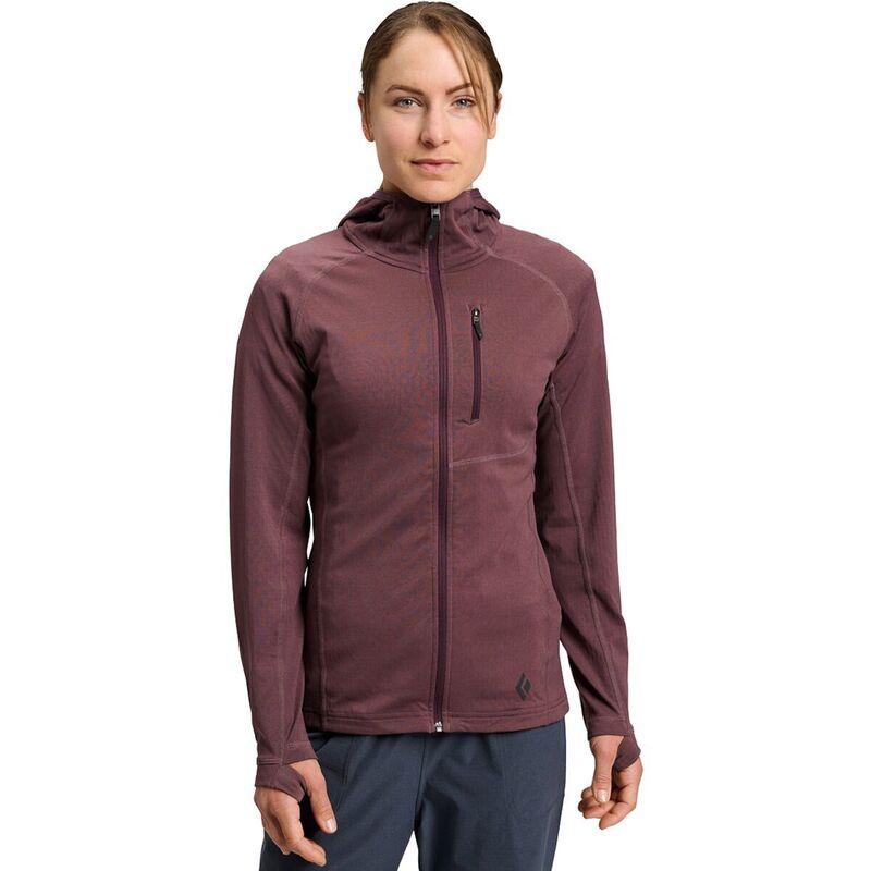 ブラックダイヤモンド レディース アウター ジャケット・ブルゾン フーデッドジャケット フリース ジャケット Black Diamond Coefficient Fleece Hooded Jacket - Women's Fig