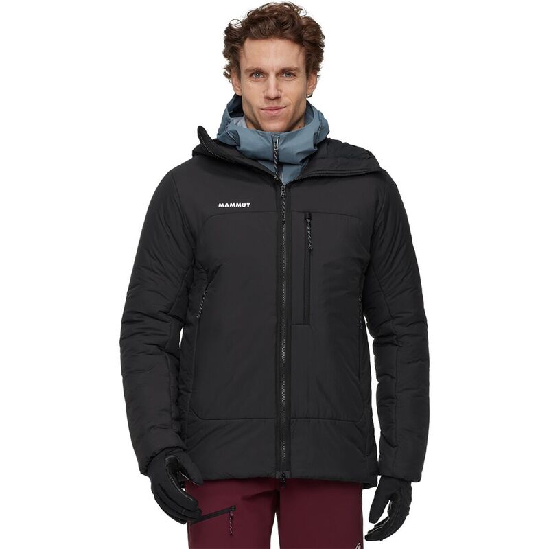 マムート メンズ トップス より良い フーデッドジャケット 上衣 Mammut Rime Pro Belay IN Hooded Jacket - Men\u0027s Black 黒いこと