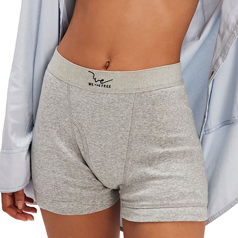 フリーピープル レディース アンダー御召しもの ズボン下 Free People We The Free Boxer Brief - Women\u0027s Heather Grey 薄墨色