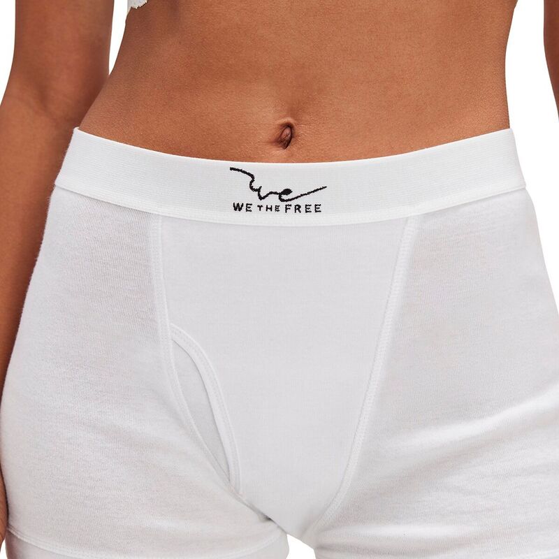フリーピープル レディース アンダー御召しもの ズボン下 Free People We The Free Boxer Brief - Women\u0027s Ivory 象牙色