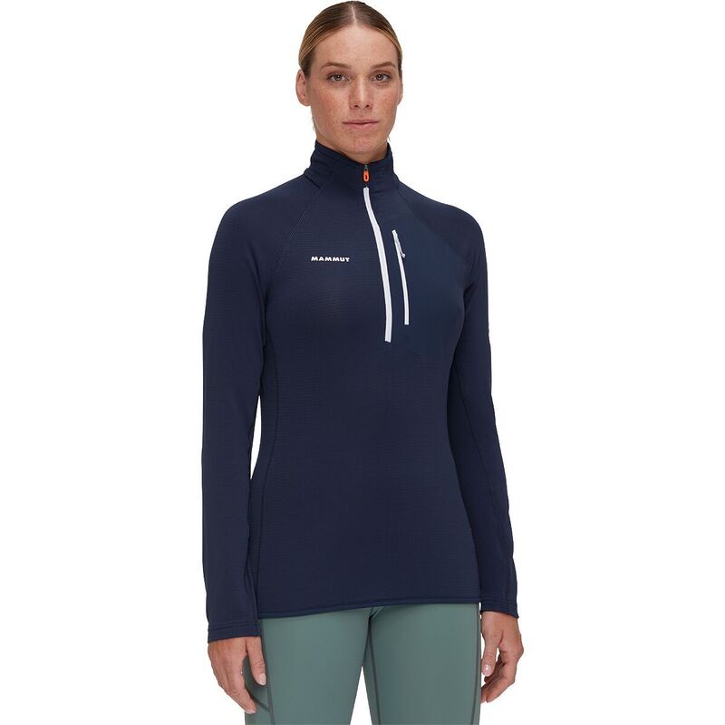 マムート レディース トップス Tシャツ Mammut Aenergy Light ML 1/2-Zip Pullover - Women\'s Marine|ReVida 店