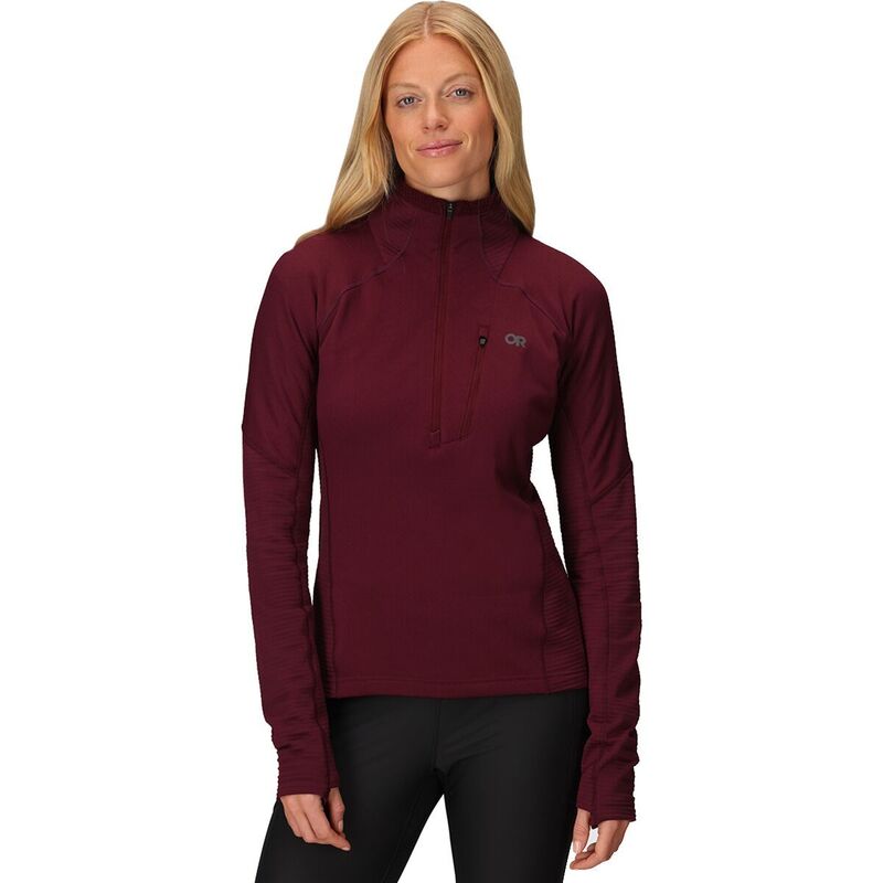 アウトドアリサーチ レディース アウター ジャケット・ブルゾン フリース Outdoor Research Deviator Fleece 1/2-Zip Pullover - Women's Winterberry