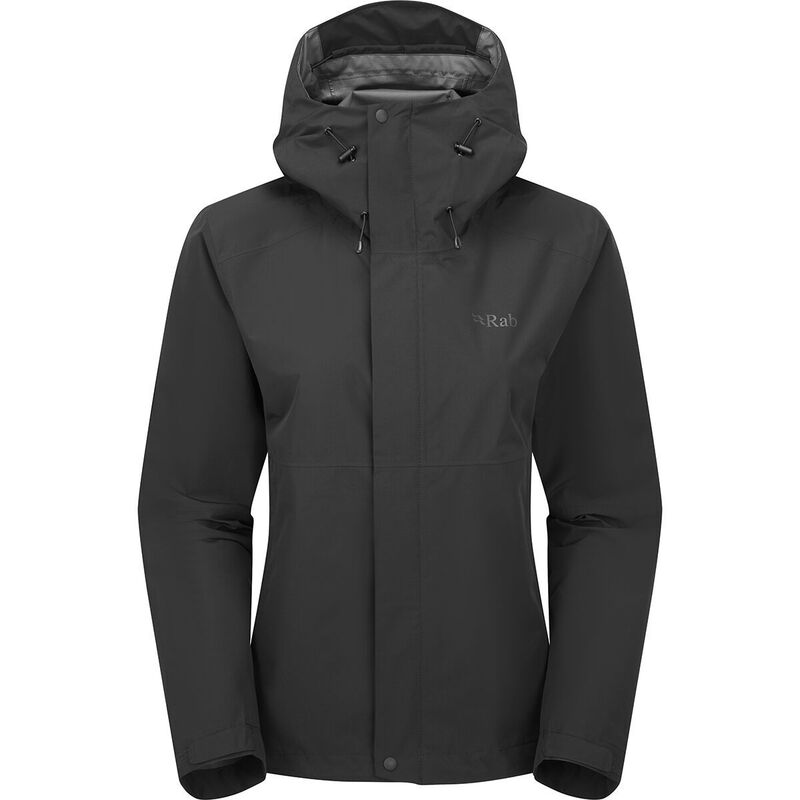 優しいこと レディース アウター 上衣・上衣 打ち倒す 上衣 Rab Downpour Jacket - Women\u0027s Black 黒いこと コート・ジャケット-レディースファッション