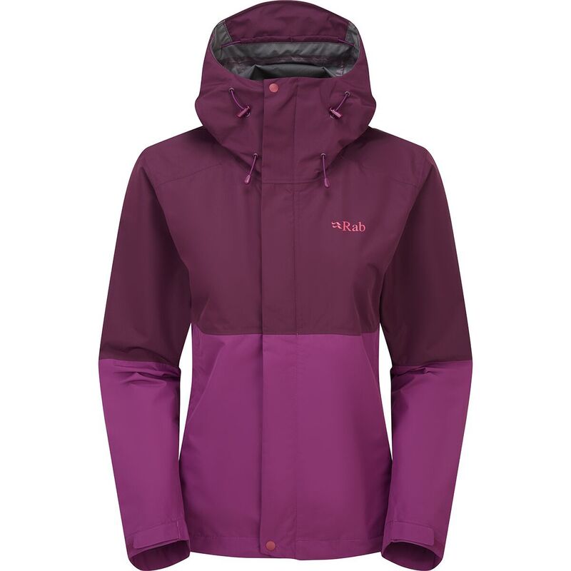 優しいこと レディース アウター 上衣・上衣 落ち込む 上衣 Rab Downpour Jacket - Women\u0027s Mulberry/Plum 酸桃