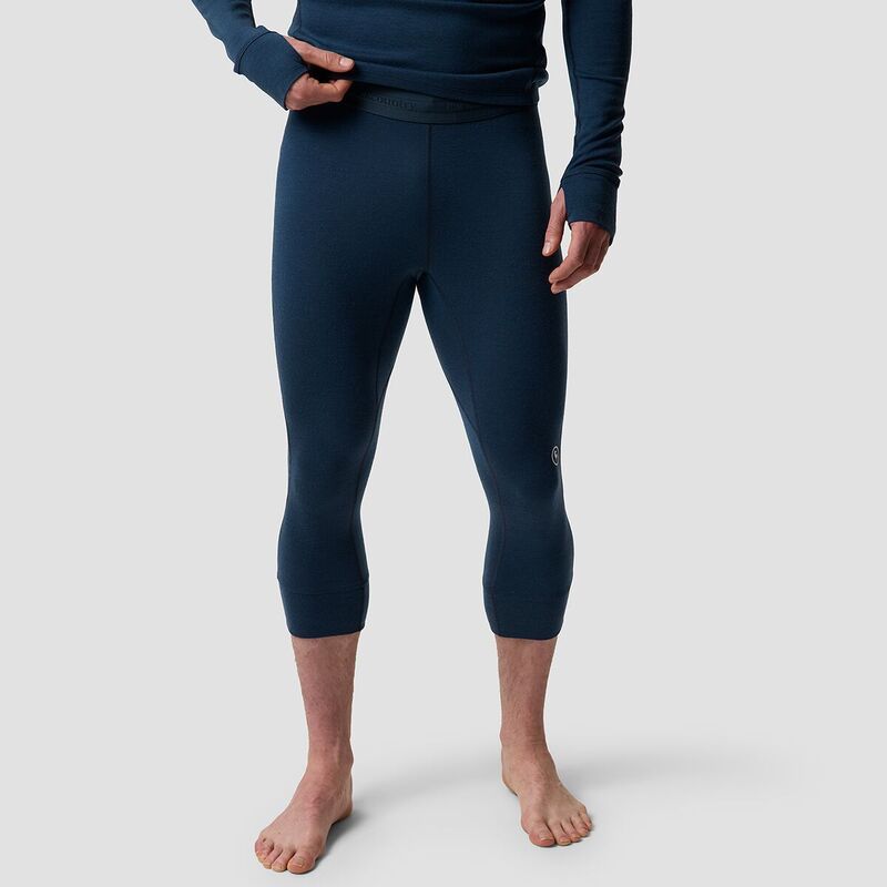 バックカントリー メンズ ボトムス カジュアルパンツ Backcountry Cedars RWS Merino Mid-Wt Baselayer 3/4 Bottom - Men's Midnight Blue ブルー｜ReVida 店