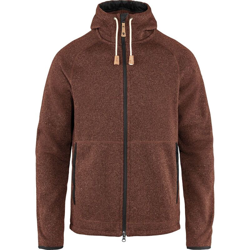 フェールラーベン メンズ アウター パーカー・スウェット フーデッドジャケット フリース ジャケット Fjallraven Ovik Fleece Hooded Jacket - Men's Autumn Leaf